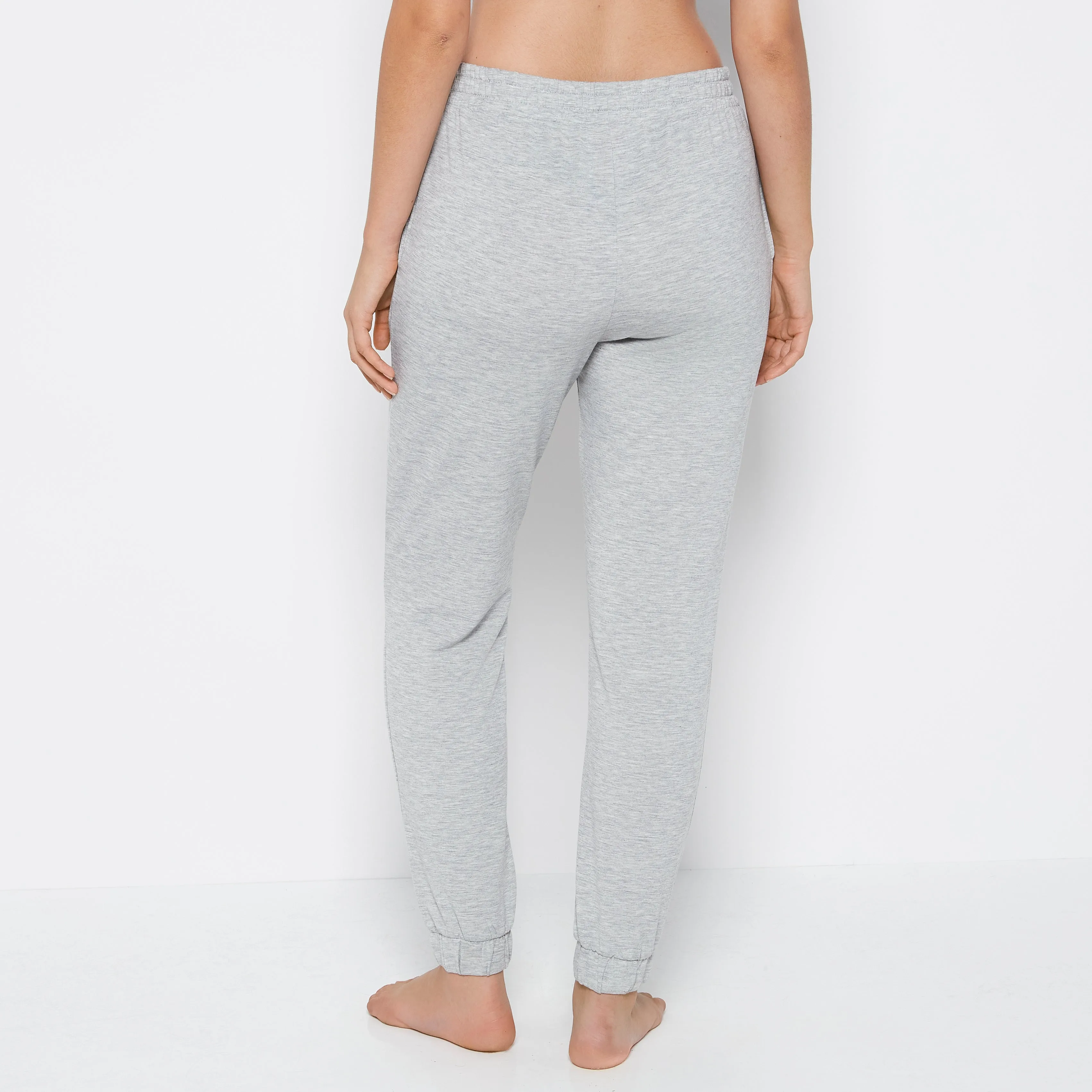 French Terry Sleep Pant in Cool Gray Heather sold by La SENZA product image thumbnail 3