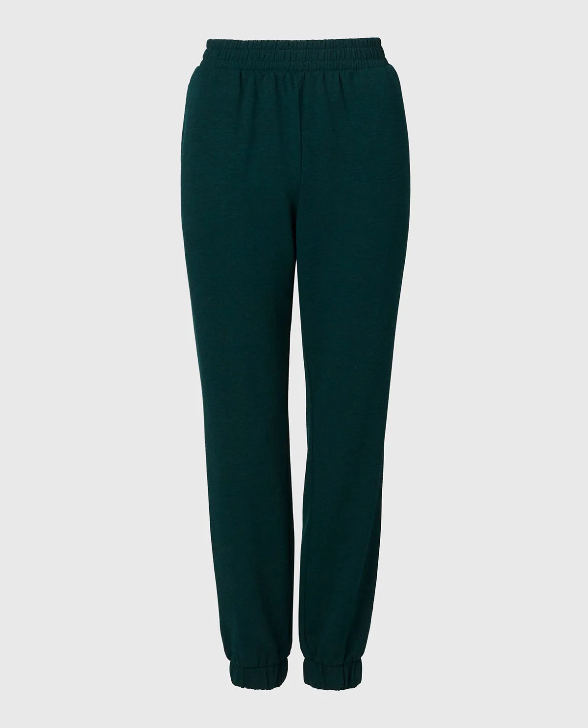 French Terry Sleep Pant in Emerald Green Heather sold by La SENZA product image thumbnail 4