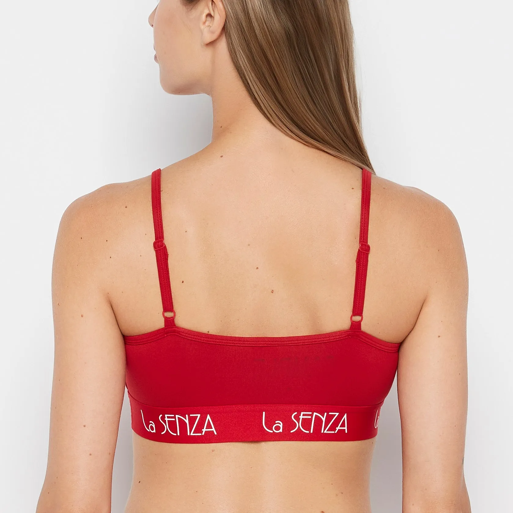 Scoop Bralette with Art Deco Band in Crimson sold by La SENZA product image thumbnail 3