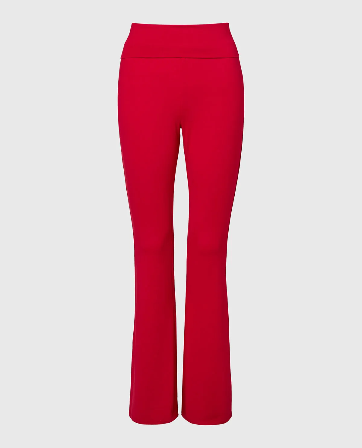 Brushed Jersey Fold over flare leg pant in Crimson sold by La SENZA product image thumbnail 4