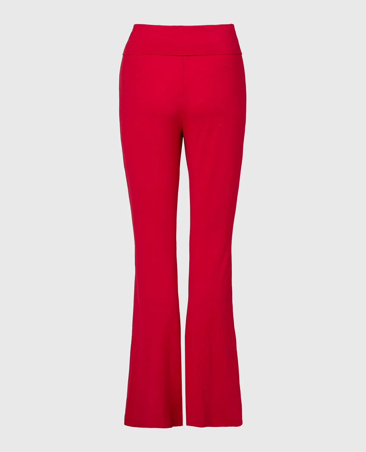 Brushed Jersey Fold over flare leg pant in Crimson sold by La SENZA product image thumbnail 5