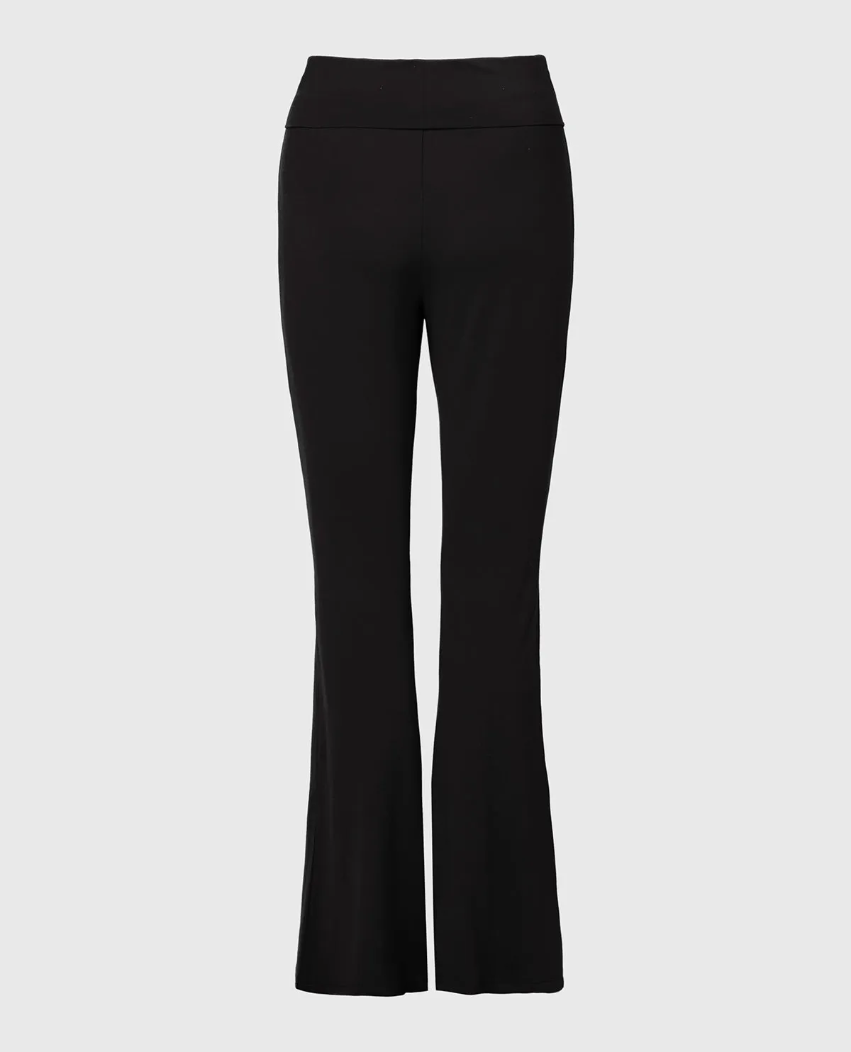 Brushed Jersey Fold over flare leg pant in Tuxedo Black sold by La SENZA product image thumbnail 5