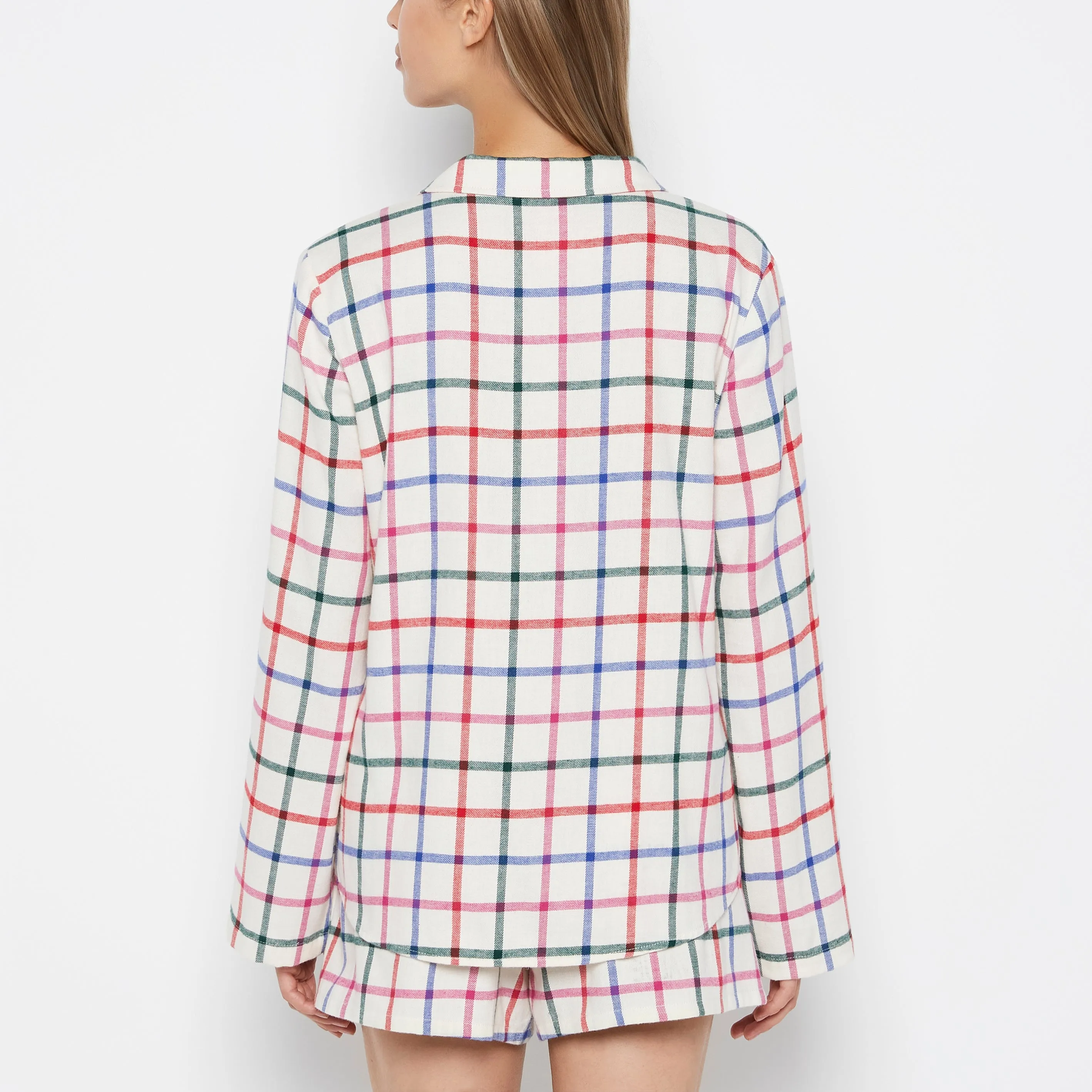 Flannel Sleep Shirt in Large Jingle Plaid sold by La SENZA product image thumbnail 3