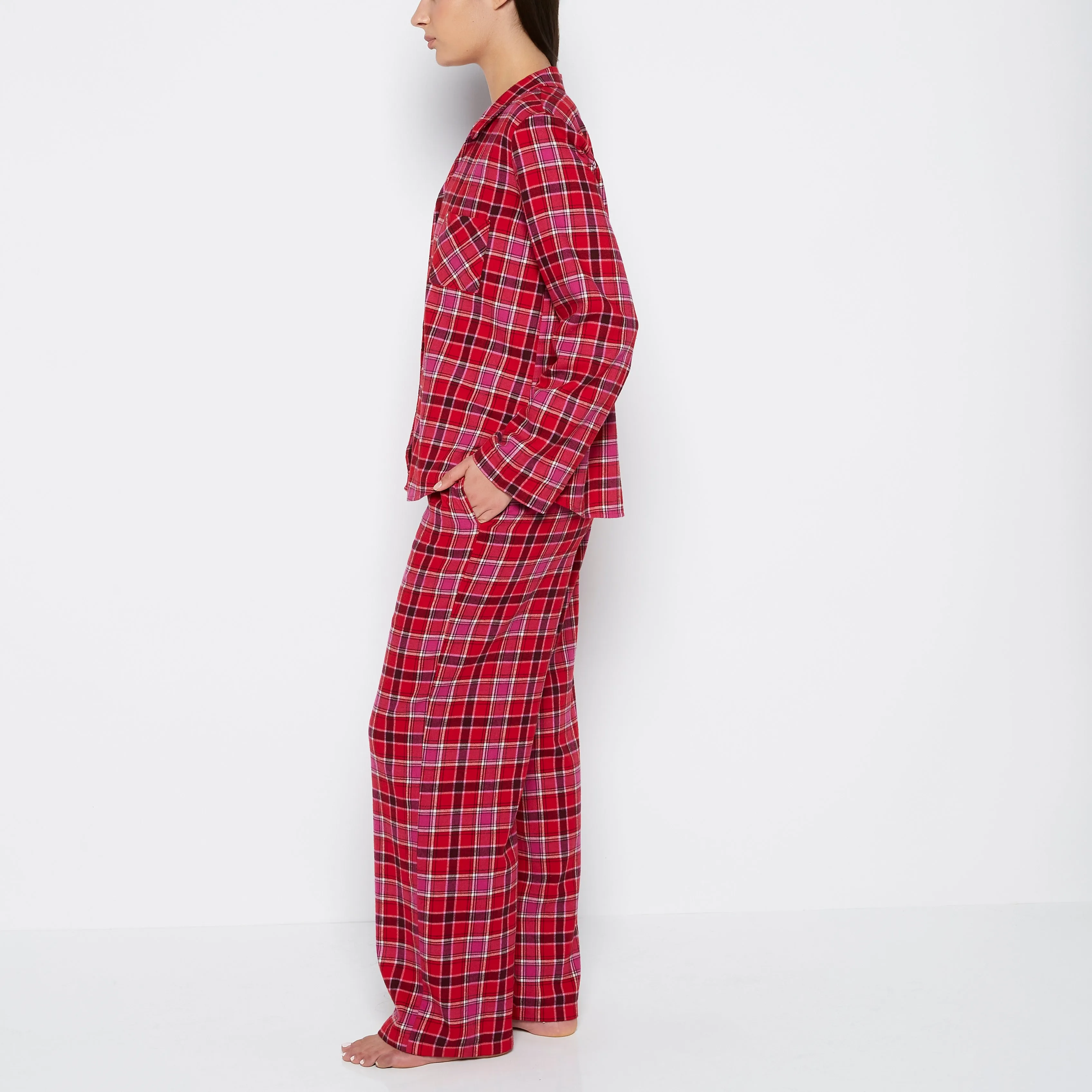 Flannel Sleep Set in Montreal Plaid sold by La SENZA product image thumbnail 2