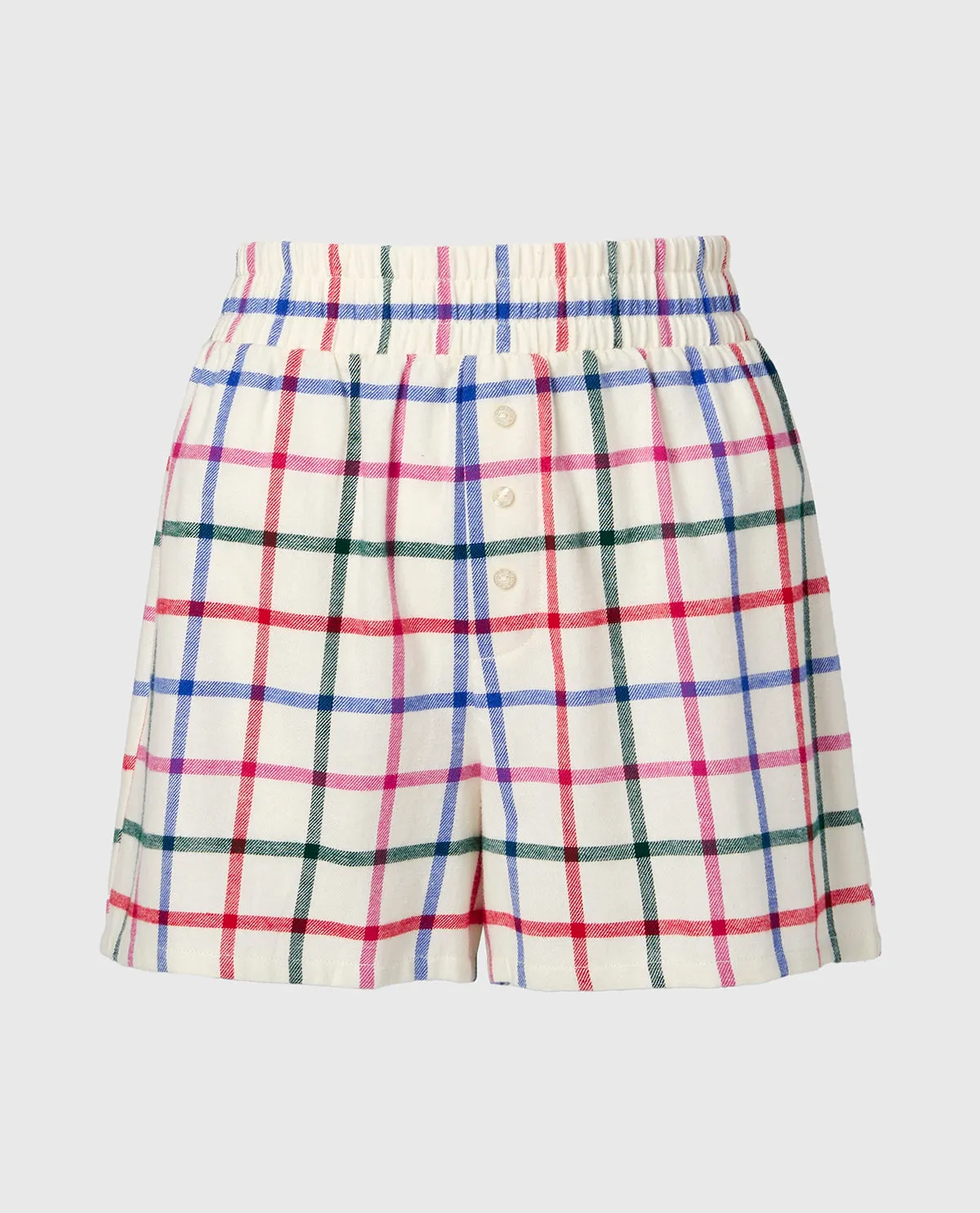 Flannel Boxer Short in Large Jingle Plaid sold by La SENZA product image thumbnail 4