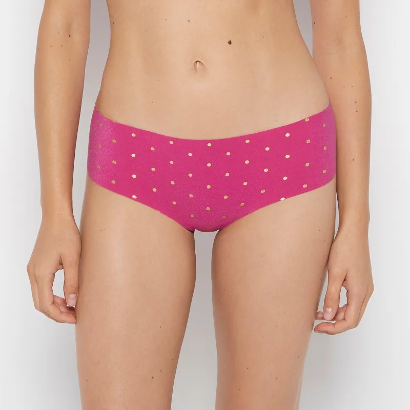 No Show Hipster Pany in Foiled Dot sold by La SENZA