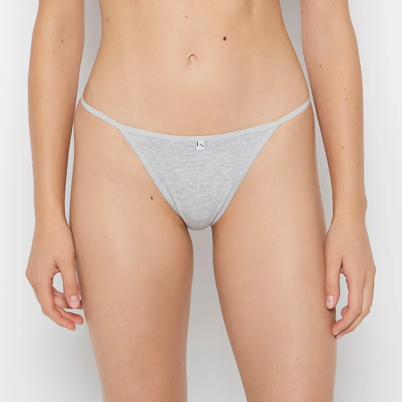 G-String Panty in Cool Gray Heather sold by La SENZA