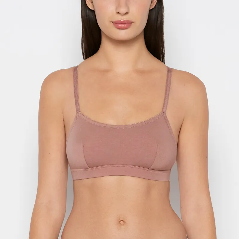 Cotton Scoop Bralette in Deer sold by La SENZA