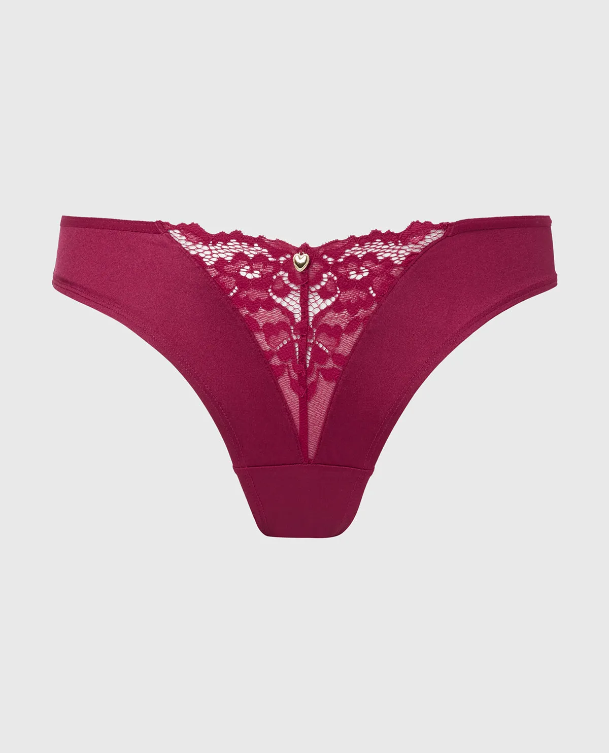 Diva Mini Cheeky Panty with Romantic Lace in Plum Rose sold by La SENZA product image thumbnail 4