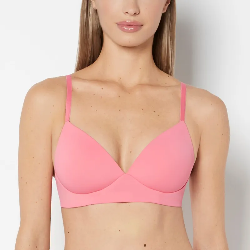 Lightly Lined Wireless Bra in Hot Pink sold by La SENZA