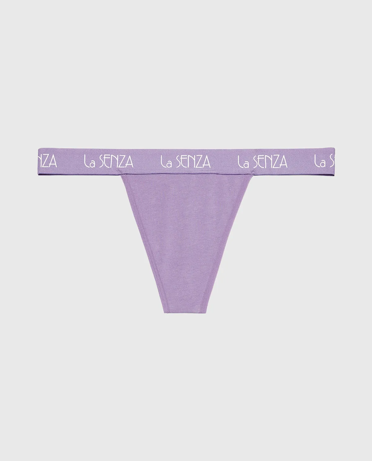 G-String Cotton Panty with Art Deco Logo Band in Purple Haze sold by La SENZA product image thumbnail 4