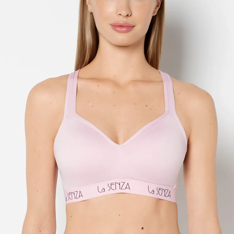 Medium Impact Padded Sports Bra in Sweet Dream made by La SENZA