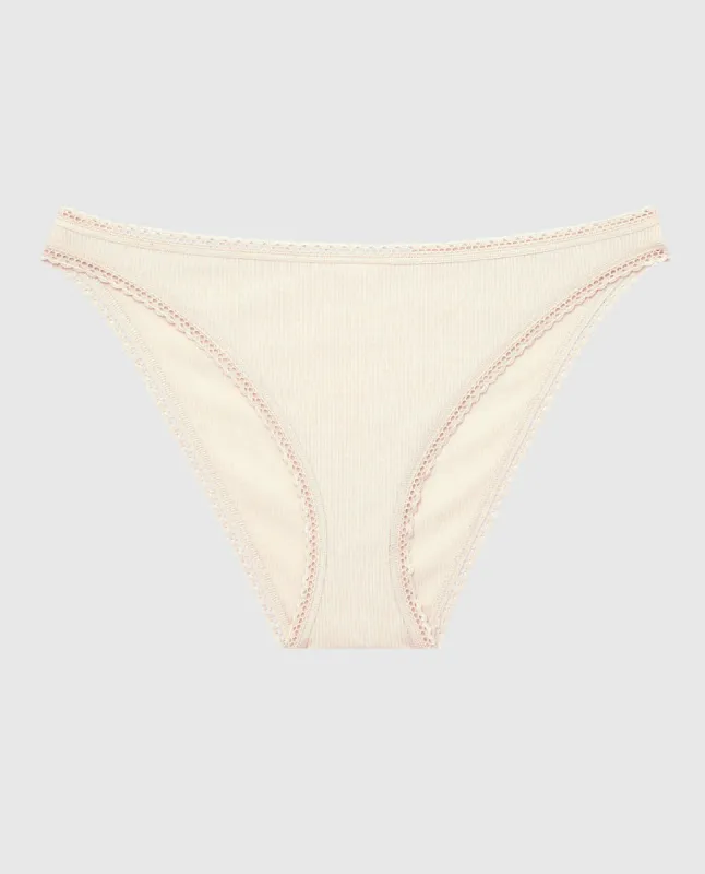 Bikini Panty with Picot Trim sold by La SENZA