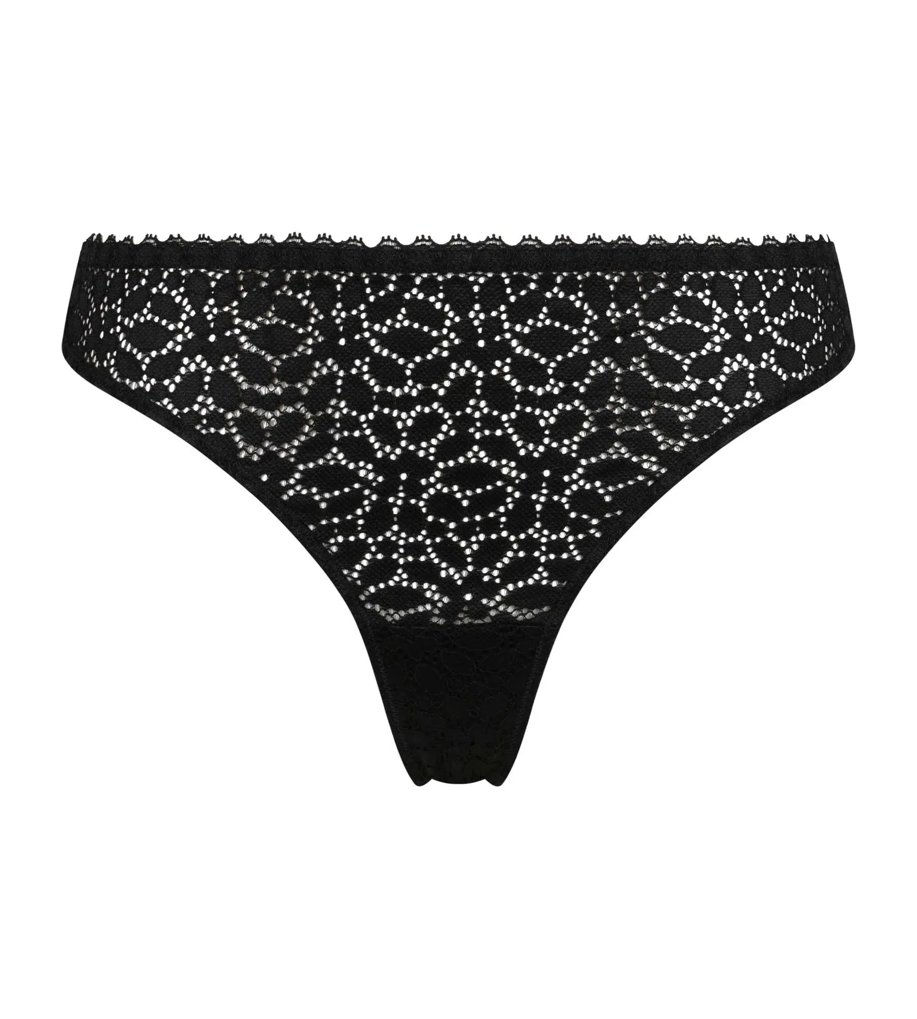 DIM DAILY DENTELLE Thong in Tuxedo Black sold by La SENZA product image thumbnail 3