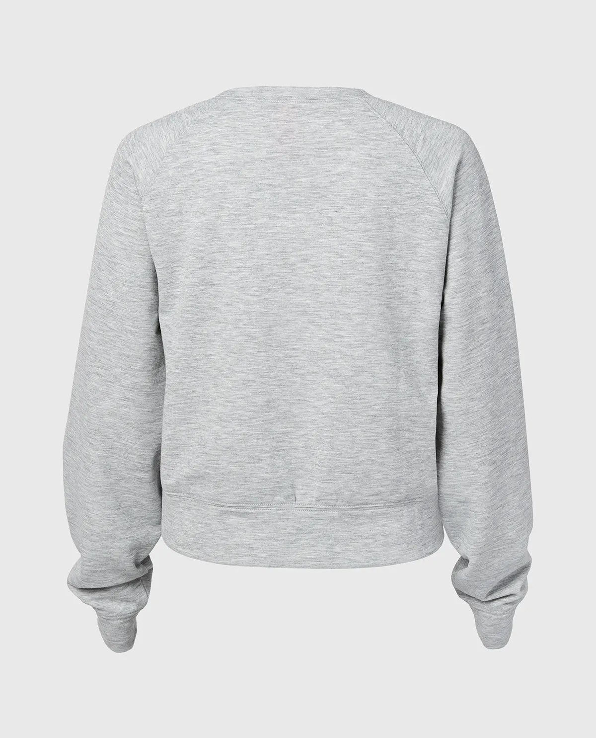 French Terry Crew Neck Sleep Top in Cool Gray Heather sold by La SENZA product image thumbnail 4