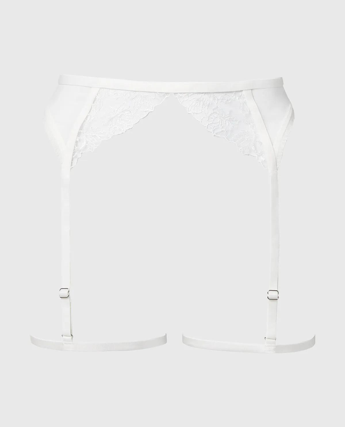 Designer Collection Garter Belt With Breezy Embroidery in Ivory sold by La SENZA product image thumbnail 4