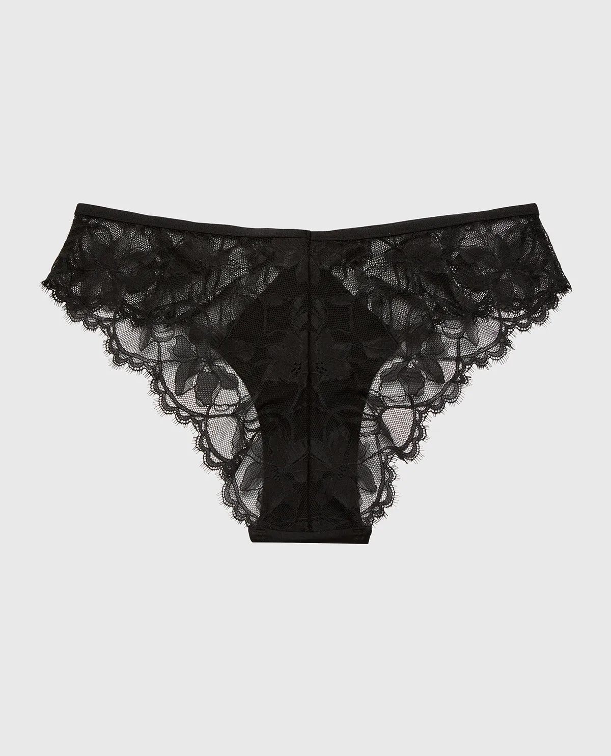 Diva Cheeky Panty With Afterglow Lace in Tuexdo Black sold by La SENZA product image thumbnail 5