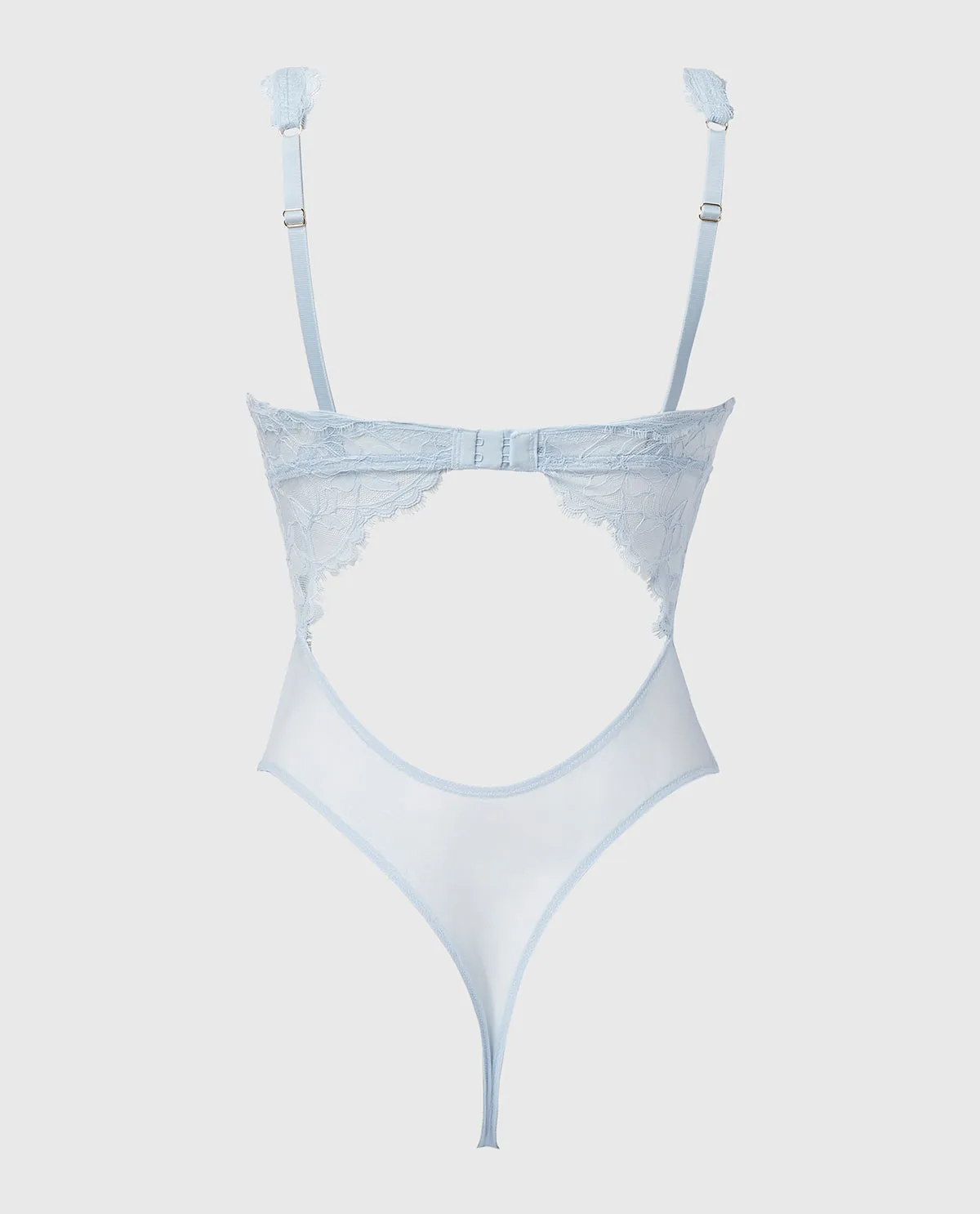 Afterglow Lace Bodysuit with Removable Pads in Skyway sold by La SENZA product image thumbnail 5
