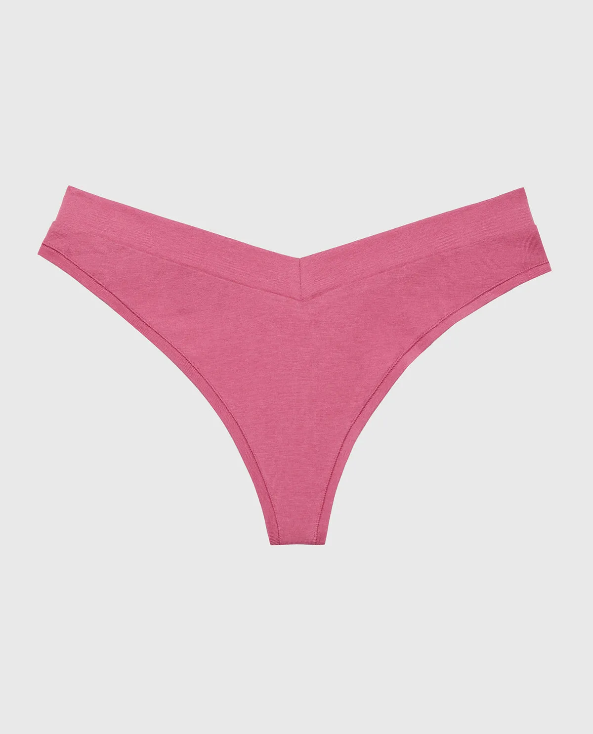 Wide Waist Cotton Thong In Red Violet sold by La SENZA product image thumbnail 4
