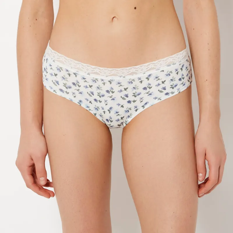 Ultrasoft Modal Hipster Panty with Lace Trim in Sweet Dream sold by La SENZA