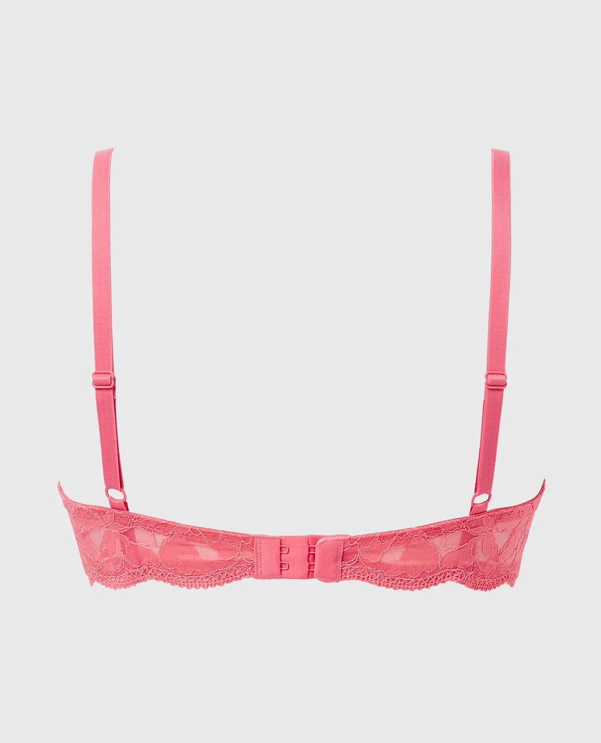Unlined Demi Bra in Charmed Lace in Juicy Pink sold by La SENZA product image thumbnail 5