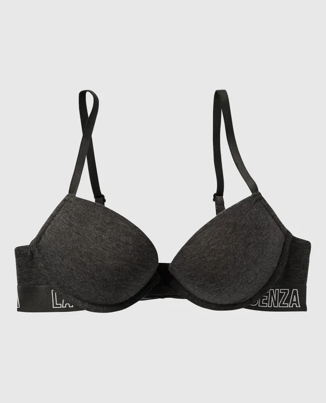 Push Up Bra in Ember Grey made by La SENZA