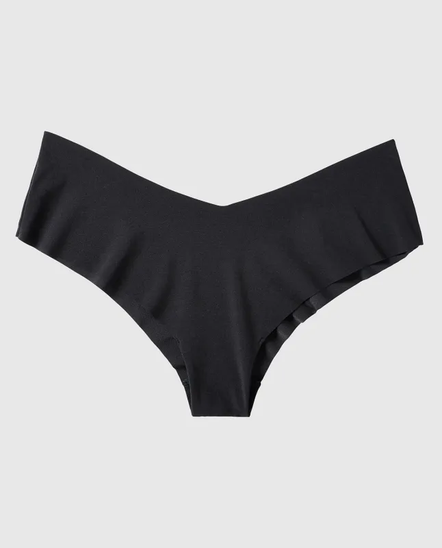 High Leg Brazilian Panty in Smoulder Black made by La SENZA