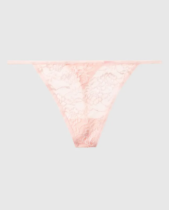 Lace G-String Panty in Ballet made by La SENZA