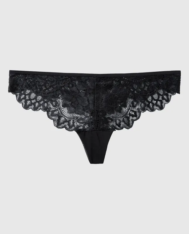 Lace Thong Panty made by La SENZA