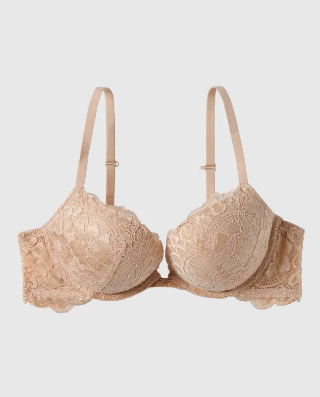 Push Up Bra with Allover Lace made by La SENZA