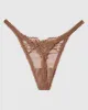 Lace High Leg Thong Panty sold by La SENZA