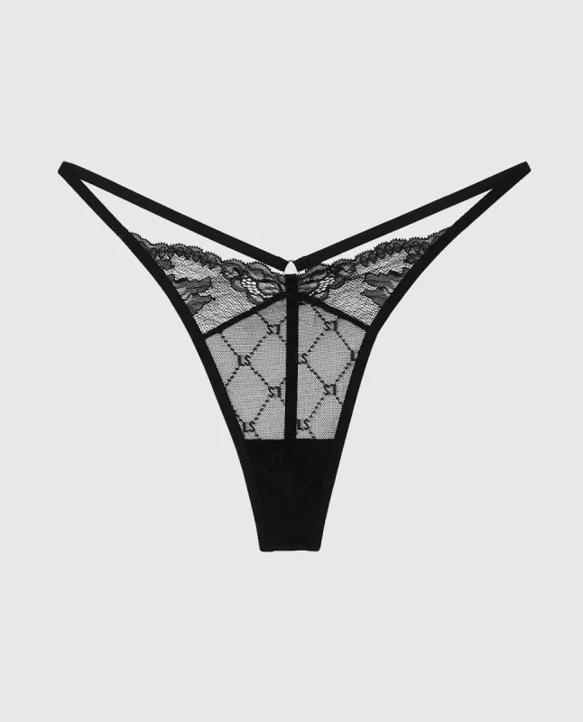 G-String Panty with Logo Band sold by La SENZA