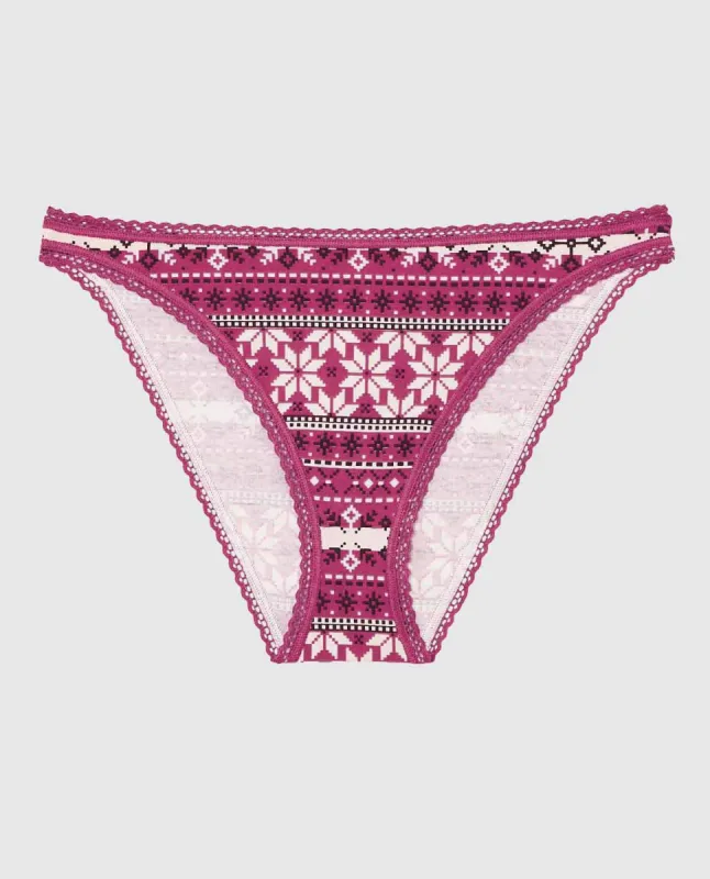 Remix Cotton Bikini Panty sold by La SENZA