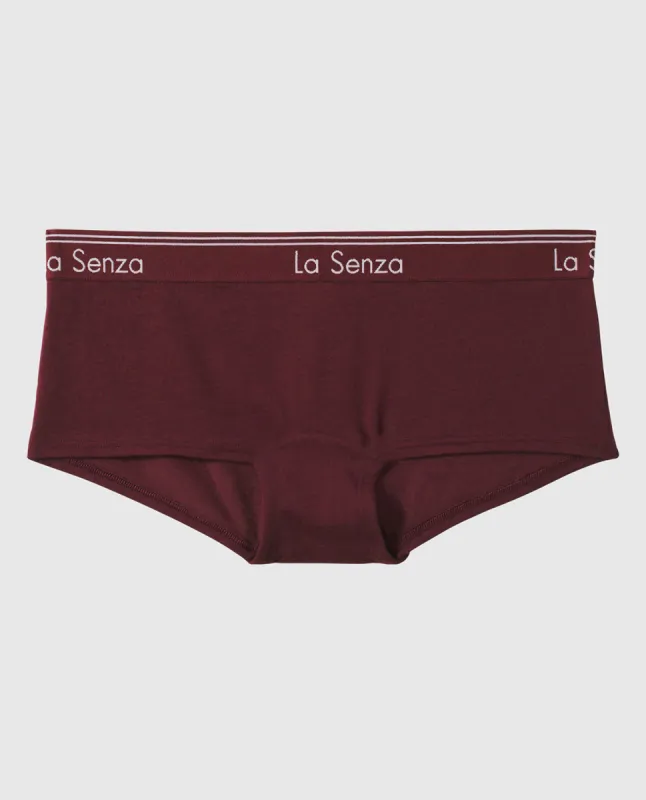 Boyshort Panty with Logo Band sold by La SENZA