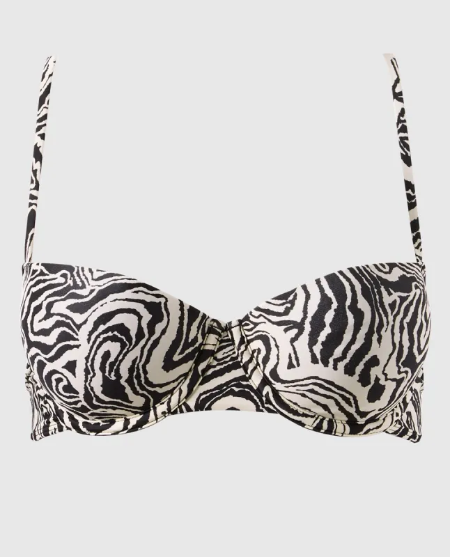 Lightly Lined Balconette Bikini Top sold by La SENZA