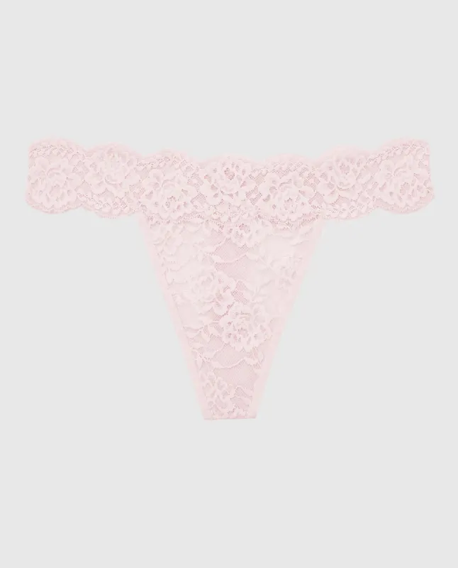 Lace Thong Panty sold by La SENZA