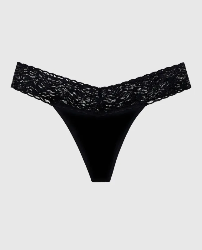 V-Waist Cotton Thong Panty sold by La SENZA