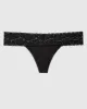 Thong Panty with Lace Trim sold by La SENZA