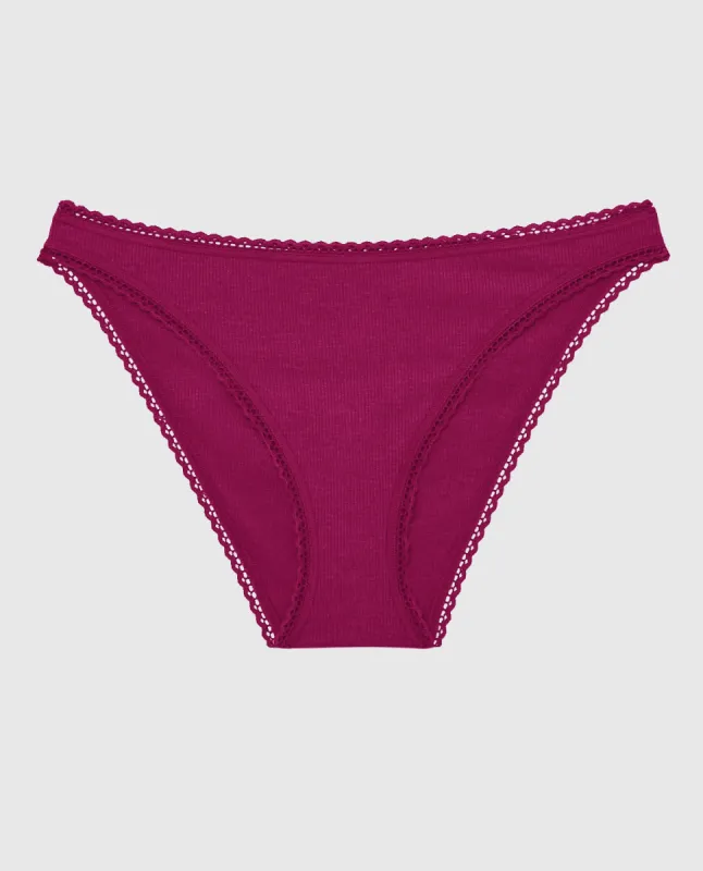 Bikini Panty with Picot Trim sold by La SENZA