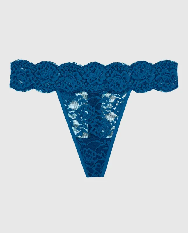 Lace Thong Panty sold by La SENZA