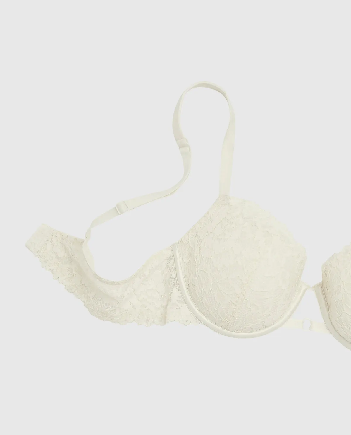 Lightly Lined Balconette Bra with Allover Lace sold by La SENZA product image thumbnail 2