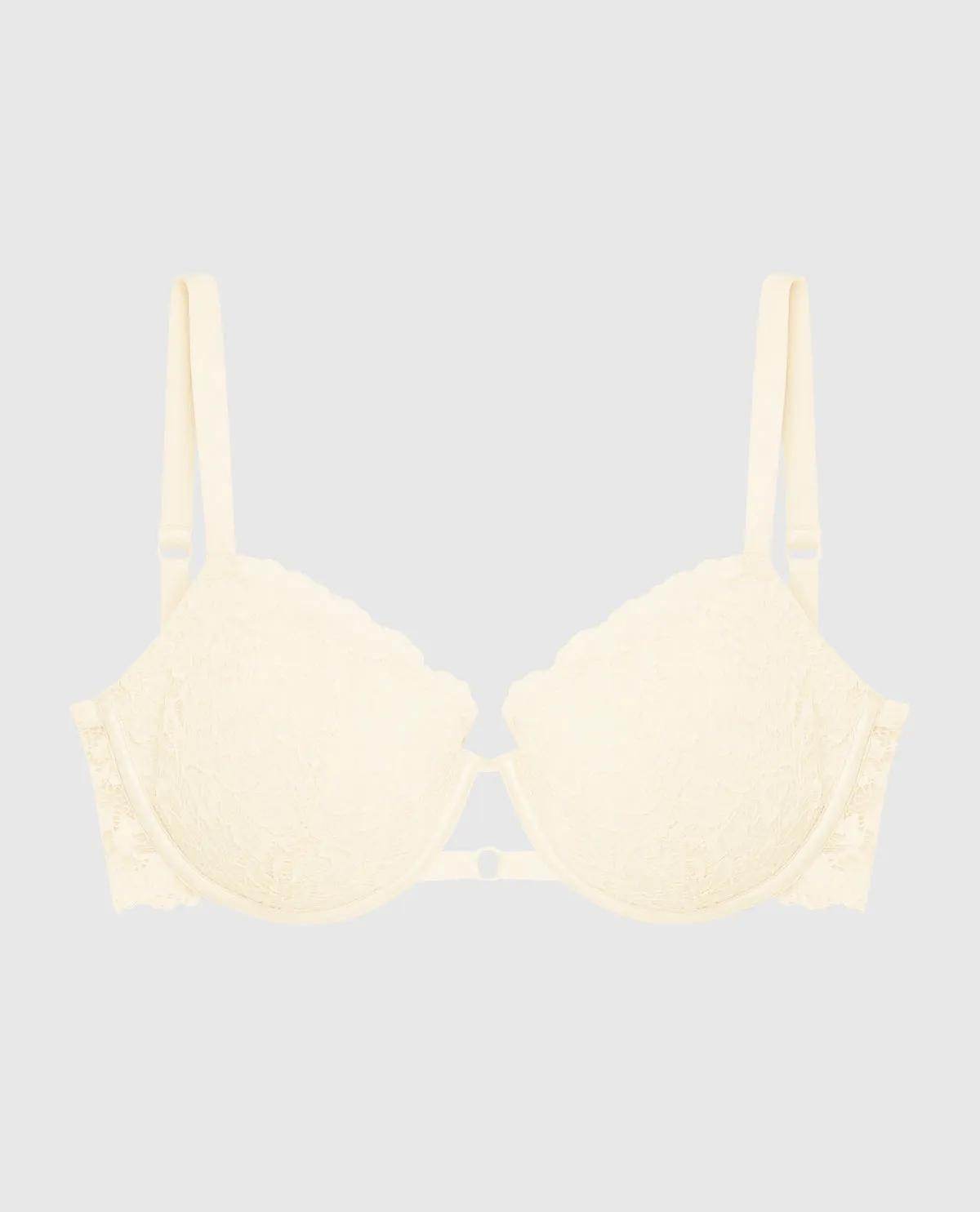 Lightly Lined Balconette Bra with Allover Lace sold by La SENZA