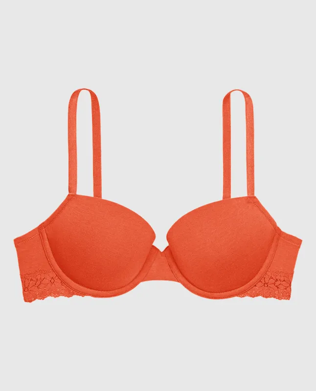 Smooth Cotton Lightly Lined Demi Bra sold by La SENZA