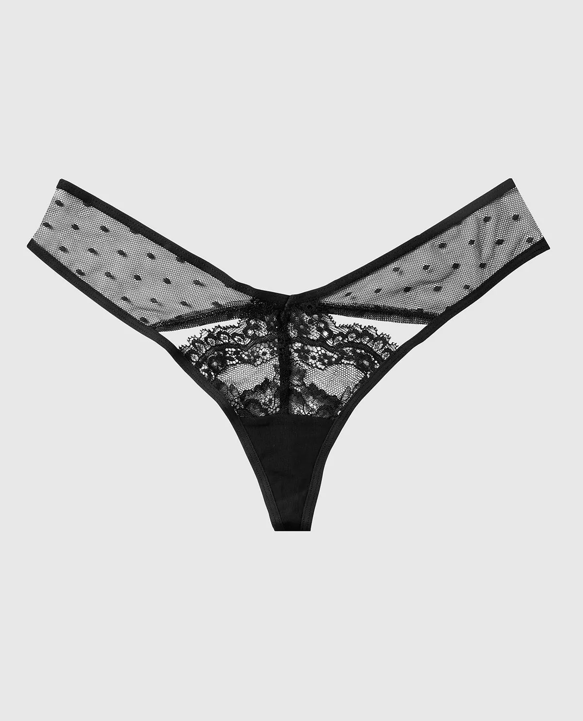 Lace Thong Panty sold by La SENZA