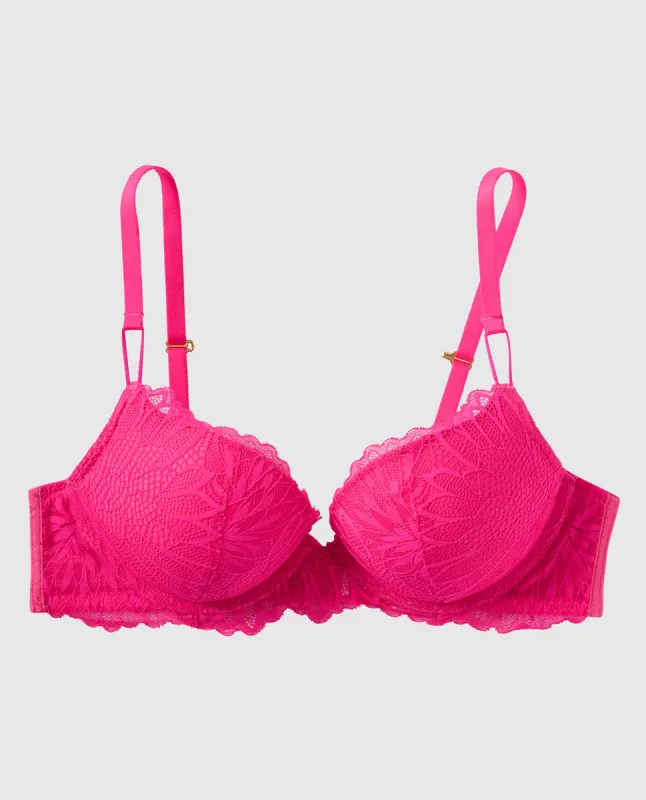 Push Up Bra with Allover Lace sold by La SENZA