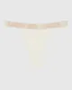Everyday Thong Panty with Logo Trim sold by La SENZA