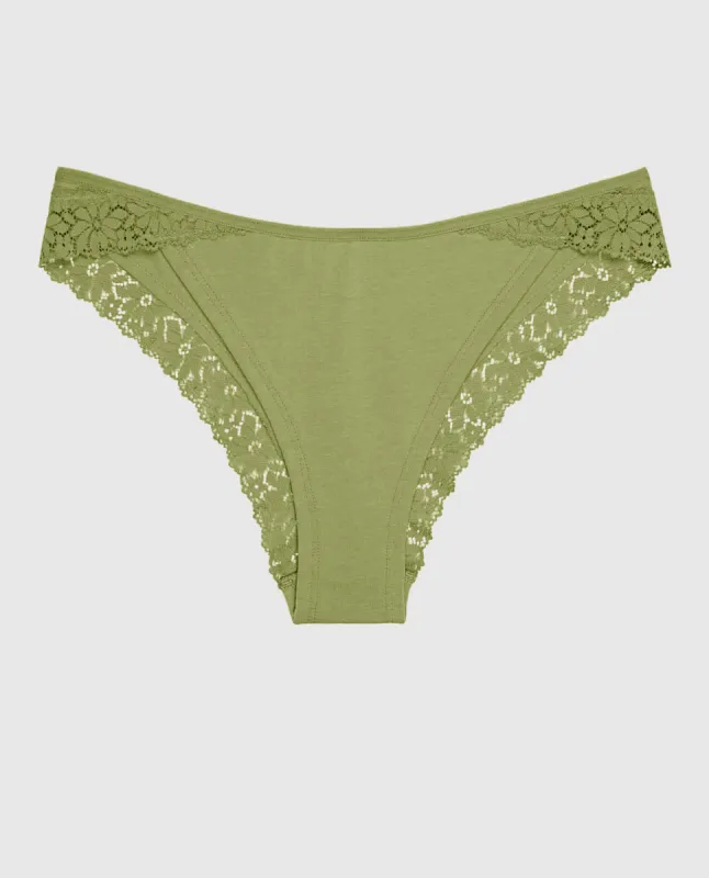 Cheeky Panty with Lace Trim sold by La SENZA