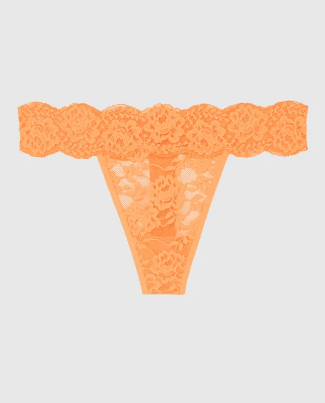 Lace Thong Panty sold by La SENZA