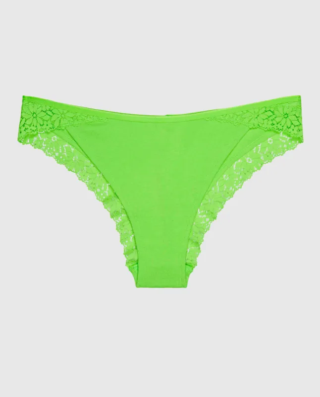 Cheeky Panty with Lace Trim sold by La SENZA