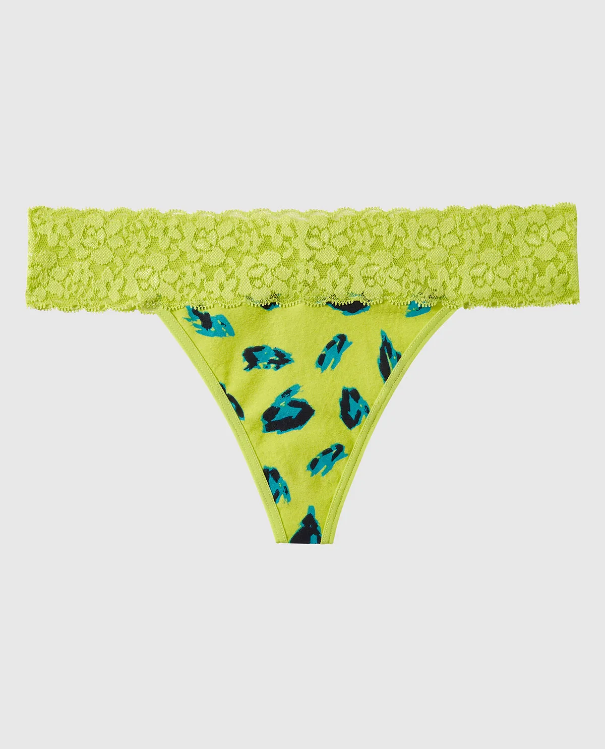 Thong Panty with Lace Trim sold by La SENZA